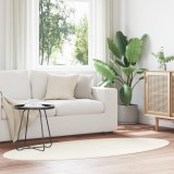 vidaXL Covoare Crem 100 x 200 cm L&acirc;nă