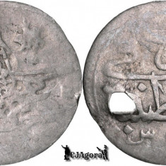 1703 (1115AH) #8, AR Para - Ahmed al III-lea - Constantinopol - Imperiul Otoman