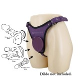 Ham Harness Briefs Caludio III, Fixare cu Ventuza, Mov