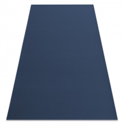Covor anti-alunecare RUMBA 1390 o singură culoare albastru inchis, 120x200 cm foto