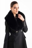Guler Blana Naturala Vulpe Raton Dama Artemis Gift, Esarfa Calduroasa, Accesorii Iarna Elegante