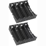 Set 2 Suporturi Baterie 18650 4 Celule 3.7V &ndash; Holder 4 Sloturi Serie Paralel DIY