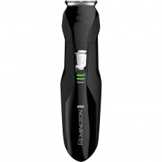 Aparat de tuns Remington PG6024, 3 mm – 30 mm, Auto-ascutire, Acumulator, Autonomie 40 minute, Trimmer pentru detalii, Indicator cu LED, Negru