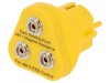 Fişă de &icirc;mpăm&acirc;ntare ESD cu clichet 10mm x3, 1M&Omega;
