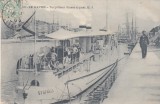 C.P.Franta 1905 - LE HAVRE - TORPILOR RUS la CHEI - CIRCULATA