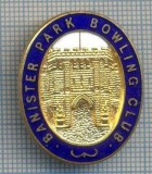 AX 310 INSIGNA BOWLING- BANISTER PARK - BOWLING CLUB -MAREA BRITANIE