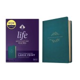 NKJV Life Application Study Bible, Third Edition, Large Print (Red Letter, Leatherlike, Teal Blue)
