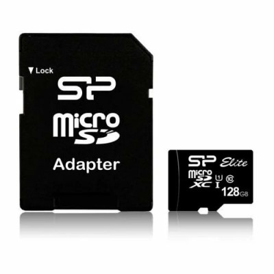 Card memorie cu adaptor microSDXC 128GB SILICON POWER SP128GBSTXBU1V10SP foto