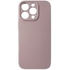 Husa silicon TPU Matte bej-roz pentru Apple iPhone 16 Pro