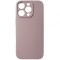 Husa silicon TPU Matte bej-roz pentru Apple iPhone 16 Pro
