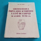 CONTINUITATEA POPULAȚIEI AUTOHTONE LA EST DE CARPAȚI &Icirc;N SECOLELEL VI-XI E.N * 09