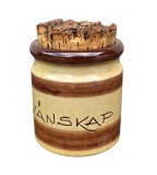 VAS VINTAGE CU DOP DIN CERAMICA SCANDINAVA