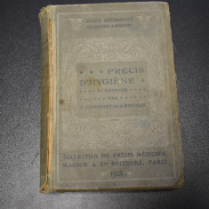 Jules Courmont - Précis d'hygiene 1925