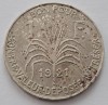 Guadelupa , 1 Francs 1921, America de Nord