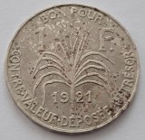 Guadelupa , 1 Francs 1921