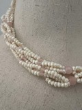 UNICAT-Colier VINTAGE OLD PERLE de cultura- lantisor perla