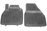 Set covorase auto din cauciuc Renault Kangoo (W) 01.2008-06.2015 / 06.2013-; negre, material elastomer, 2 bucati, aftermarket