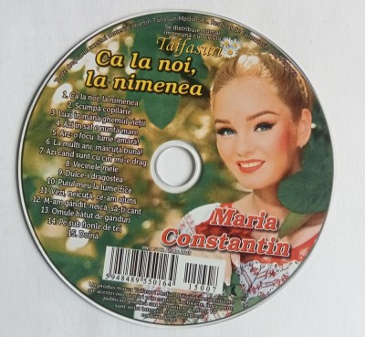 CD Maria Constantin Ca la noi la nimenea revista Taifasuri foto