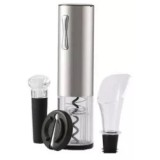 Set desfacator de vin Electric dop Servire si dop vidare Adsinio Argintiu/Negru