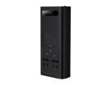 INVERTOR ELECTRIC auto Baseus, IGBT, 2 x AC, 1 x USB Type-C, 1 x USB, 300W 220V, conectare auto 12V, negru &quot;CGNB010101&quot; (timbru verde 2.00 lei) - 6932
