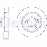 DELPHI BG4559C Disc frana