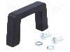 Maner aluminiu, 69mm, neagra, MENTOR - 3268.1103
