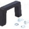 Maner aluminiu, 69mm, neagra, MENTOR - 3268.1103