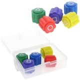 Cumpara ieftin Set joc dexteritate Gonggi 1.5 x 1.5 x 1.5 cm, piese compacte in cutie transparenta, pentru coordonare si indemanare