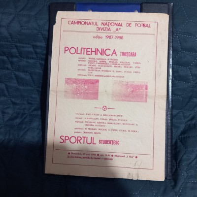 Program Poli Timisoara - Sportul Stud. foto