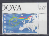 MOLDOVA 1999 - 50 ANI CONSILIUL EUROPEI MNH, Nestampilat