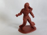 bnk jc Figurine de plastic - Manurba - cowboy cu pistol - maro