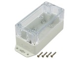 Carcasă universală KRADEX ZP120.60.45UJPH - IP65, ABS, gri deschis