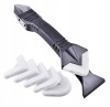 Racleta Silicon Zola&reg;, Plastic, 19cm, Neagra - Etansare, Tencuit, Universal