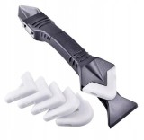 Racleta de etansare silicon, Zola&reg;, din plastic, 19 x 4.5 cm, negru