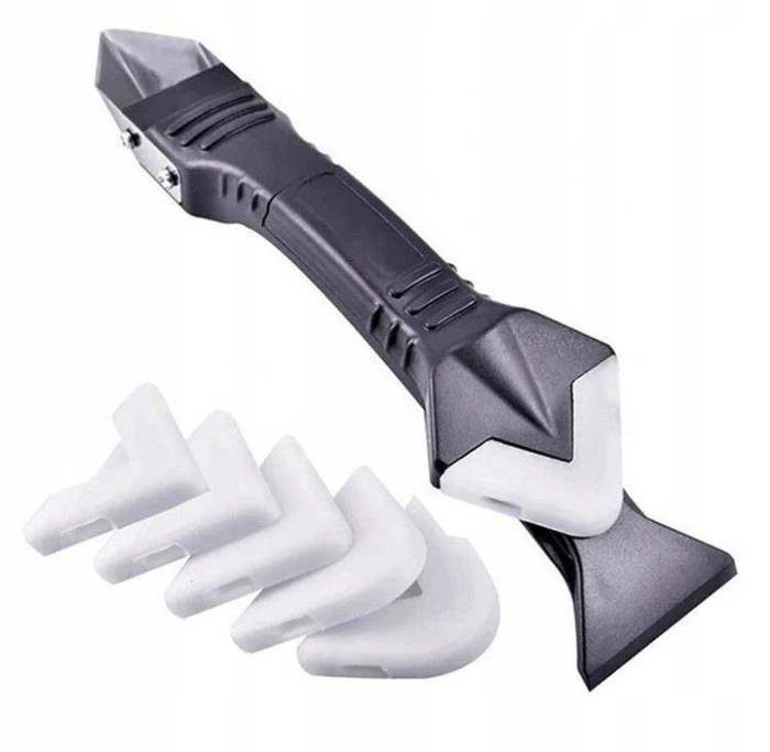 Racleta de etansare silicon, Zola&reg;, din plastic, 19 x 4.5 cm, negru