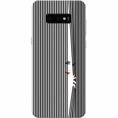 Husa silicon pentru Samsung Galaxy S10 Lite, Stripe foto