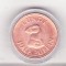 bnk mnd Lundy Island 1/2 puffin 2011 unc
