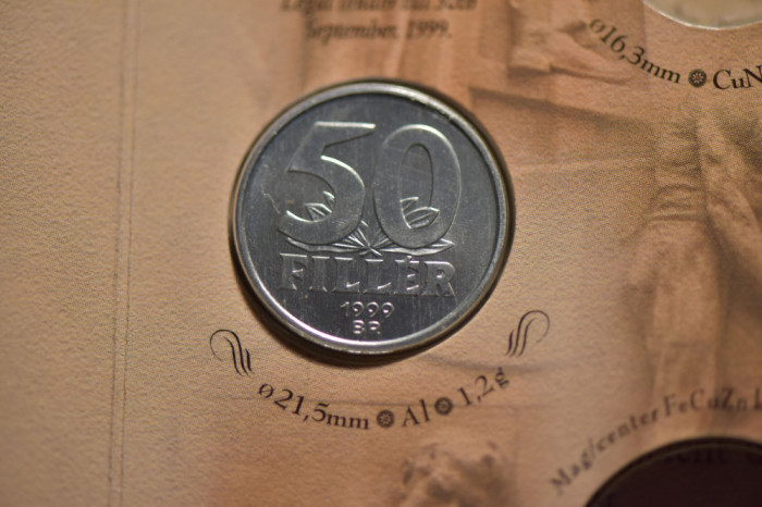 50 filler Ungaria 1999 (proof)