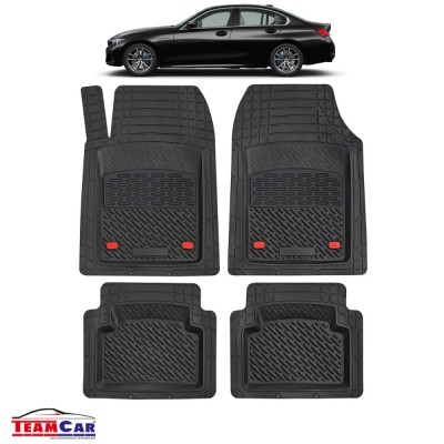 Covorase Auto TeamCar&amp;reg; Tip Tavita Compatibile BMW Seria 3 G20/G21 (2019&amp;ndash;2025) Negru Material Rezistent foto