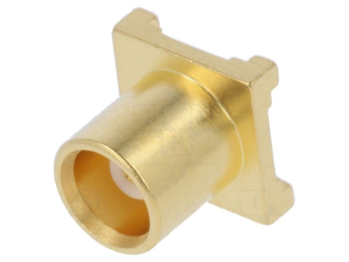 Conector MCX mamă drept SMT aurit