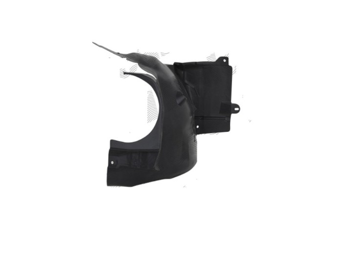 Carenaj aripa interioara punte fata MERCEDES Clasa C SPORTCOUPE (CL203), 11.2000-05.2008, partea stanga, spre spate; high density polietilena (HDPE),
