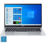 Laptop ultraportabi Acer Swift 1 SF114-33 cu procesor Intel&reg; Celeron&reg; Quad Core Processor N4120 pana la 2.60 GHz, 14, Full HD, 4GB, 256GB SSD,Windows