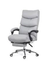 Scaun directorial OFF 422, perne duble, piele ecologica, suport picioare retractabil, mecanism a-sincron, 120 kg