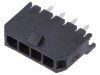MOLEX Conector Soclu Cablu-Placă Micro-Fit 3.0, 4 Pini, Aurit, 3mm Pitch, Montare THT, Subtip Tata