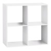 Biblioteca 5Five Mix n&amp;apos;Modul, 4 compartimente, PAL, 68x32x68 cm, alb Household NewTrend