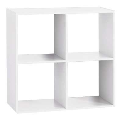 Biblioteca 5Five Mix n&amp;amp;apos;Modul, 4 compartimente, PAL, 68x32x68 cm, alb Household NewTrend foto
