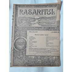 Revista Rasaritul, anul III, nr.17-20/1921