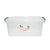 Cutie de depozitare transparenta 15L cu capac, 280x430x175 mm