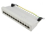 Patch Panel RJ45 Cat 6 Gri 12 Porturi