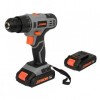 Surubelnita electrica cu 2 acumulatori, 20 V, Li-Ion, 26 Nm, 1300 rpm, Sthor